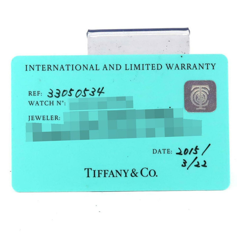 Tiffany Atlas 計時碼錶 33050534 不鏽鋼石英錶-9