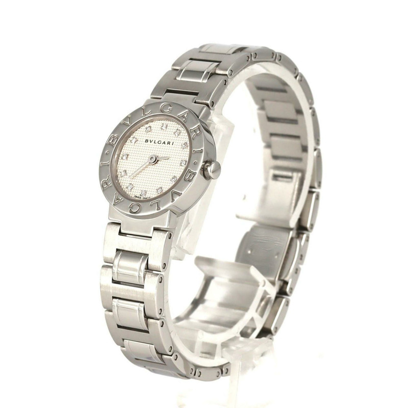 寶格麗 12P BB23SS BB23WSS 12 SS 石英腕錶-1