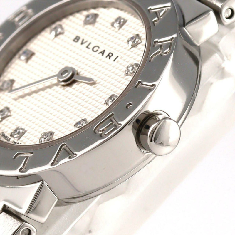 寶格麗 12P BB23SS BB23WSS 12 SS 石英腕錶-3