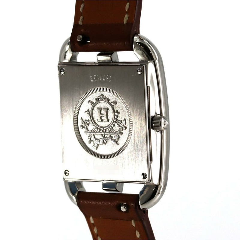 愛馬仕 Cape Cod 雙圈 CC1.210 不鏽鋼石英錶-3