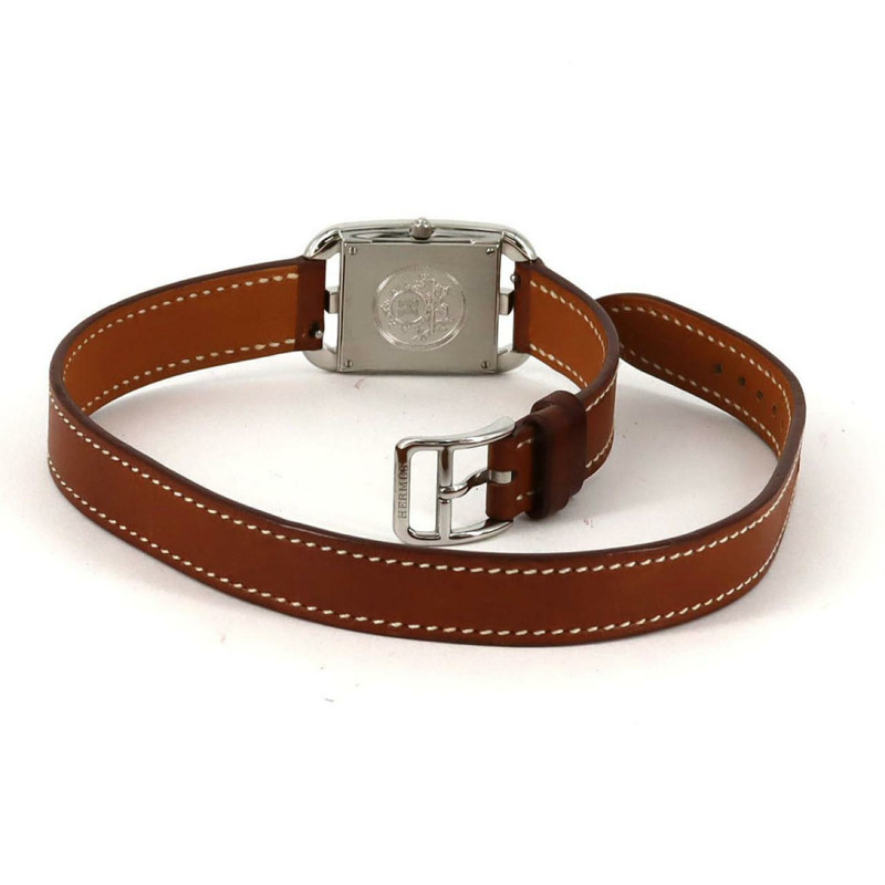 愛馬仕 Cape Cod 雙圈 CC1.210 不鏽鋼石英錶-5