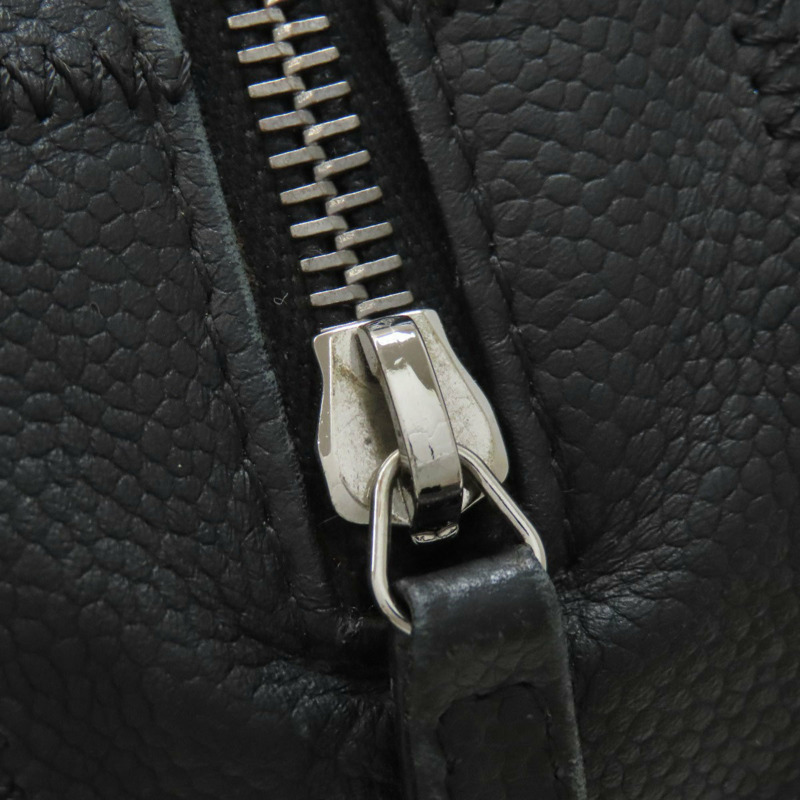 香奈兒 Chocobar 手提包，粒面小牛皮材質，銀色五金配件，女士款-12