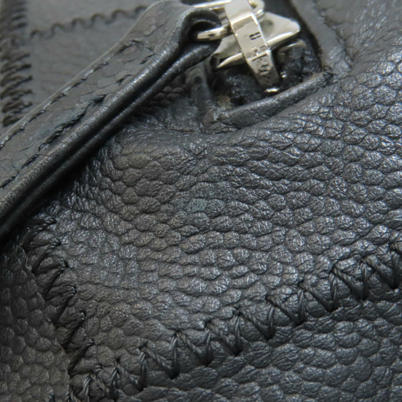 香奈兒 Chocobar 手提包，粒面小牛皮材質，銀色五金配件，女士款-13