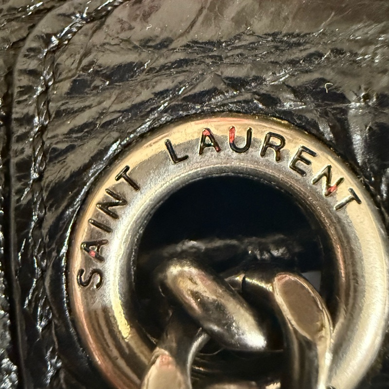 🚚趕過年前出貨🍙 Ysl Niki 中號 油蠟皮經典黑🍙 二手有使用感 誇張議價-40