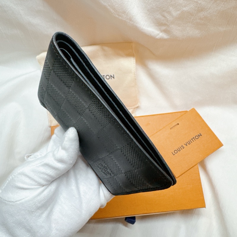 二手正品Louis Vuitton棋盤格二折皮夾N63123-8