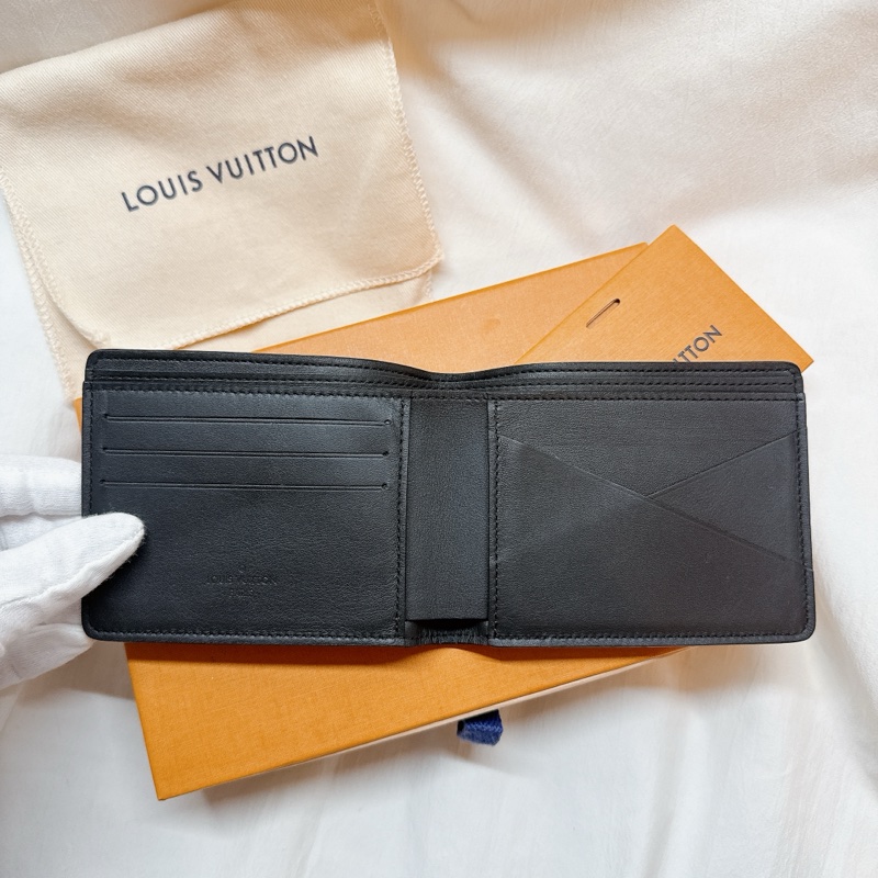 二手正品Louis Vuitton棋盤格二折皮夾N63123-10