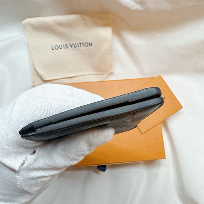 二手正品Louis Vuitton棋盤格二折皮夾N63123-16