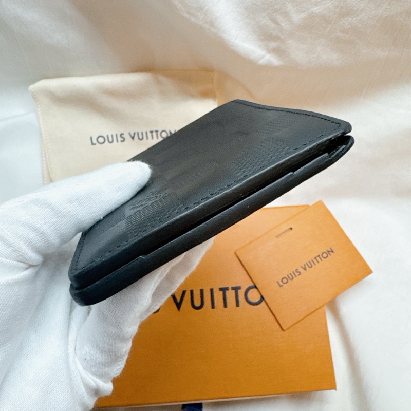 二手正品Louis Vuitton棋盤格二折皮夾N63123-19