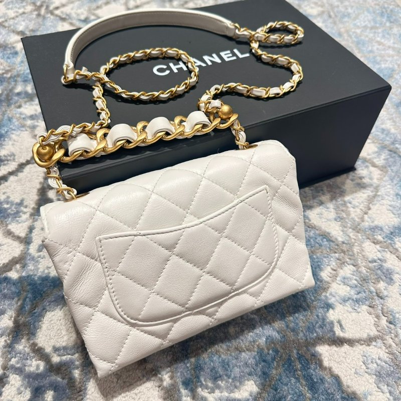 Chanel Flap Bag 香奈兒橫手柄翻蓋包-7
