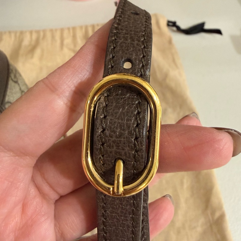 🚚趕過年前出貨🍙 GUCCI Ophidia帆布老花紅綠織帶水桶包🍙二手閒置品 誇張議價不回應-31