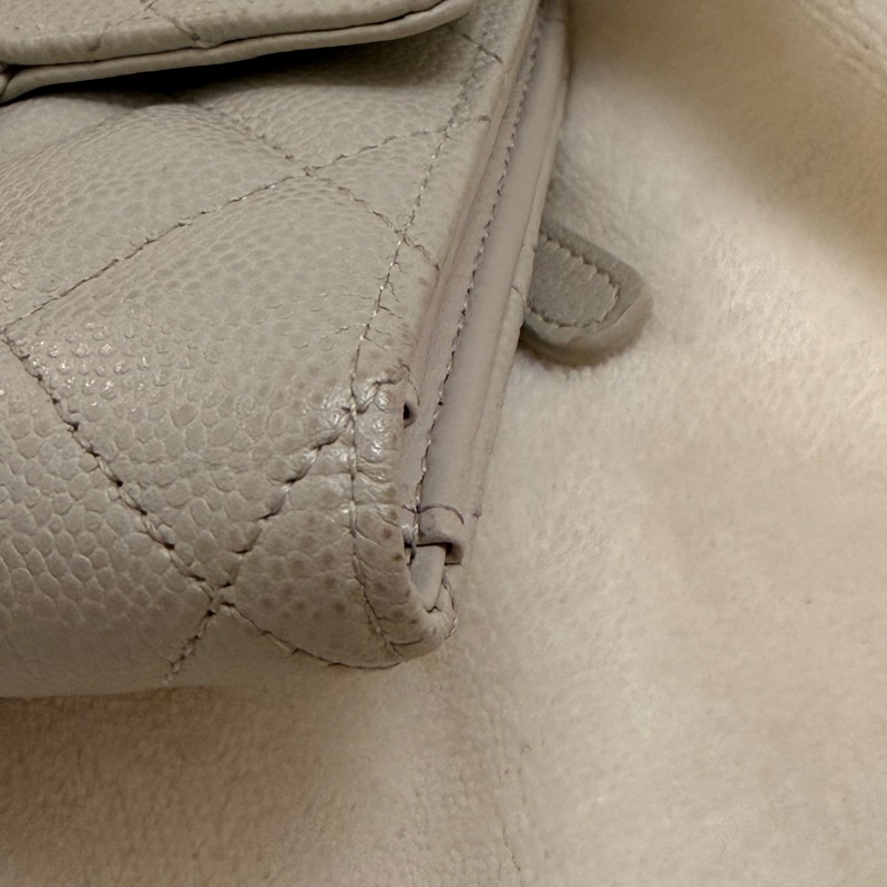 Chanel魚子醬三折短夾💗-10