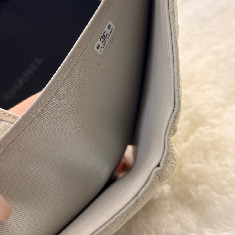 Chanel魚子醬三折短夾💗-13