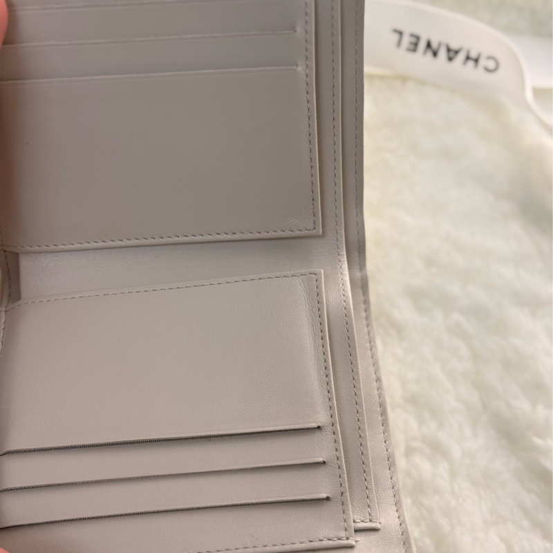 Chanel魚子醬三折短夾💗-15