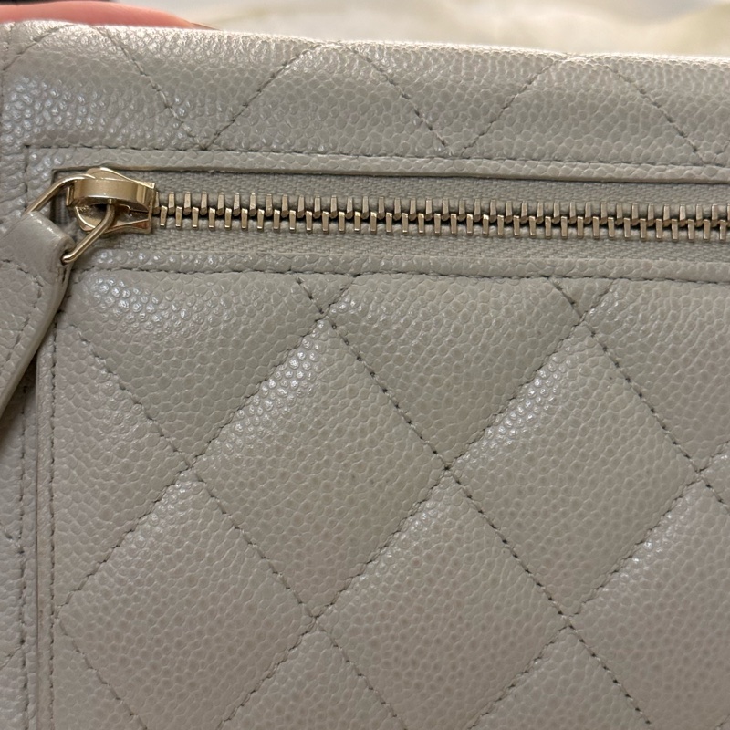 Chanel魚子醬三折短夾💗-16