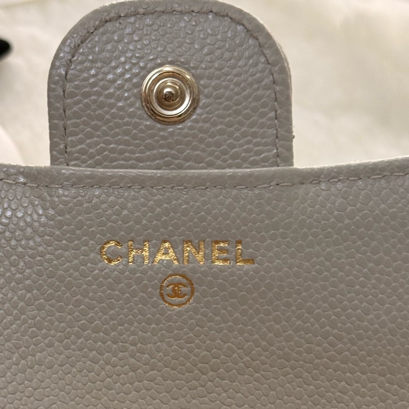 Chanel魚子醬三折短夾💗-18