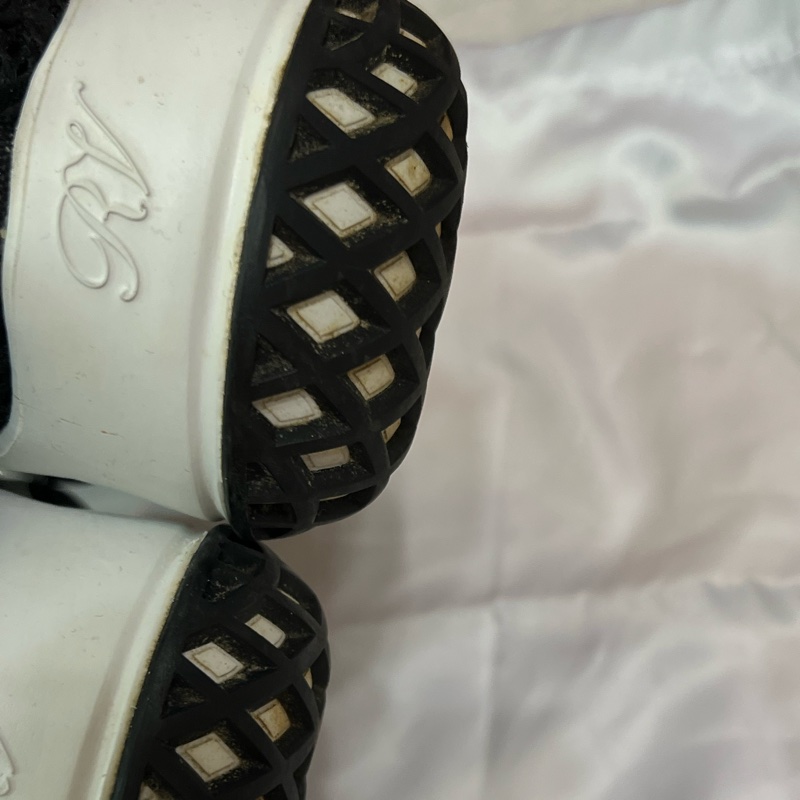 Roger Vivier 鑽扣增高球鞋 黑色-9