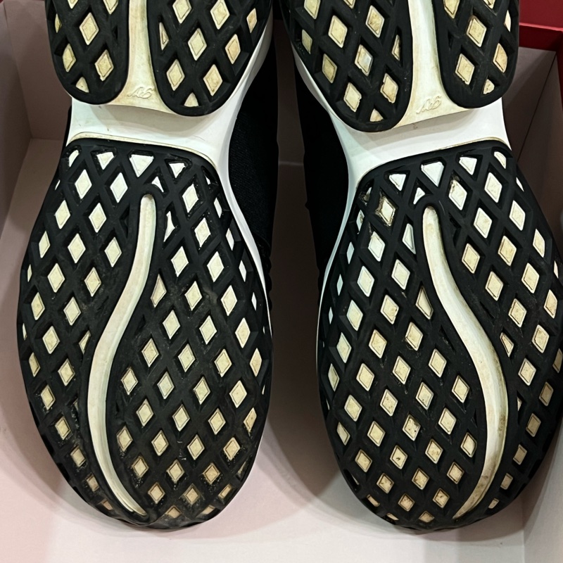 Roger Vivier 鑽扣增高球鞋 黑色-13