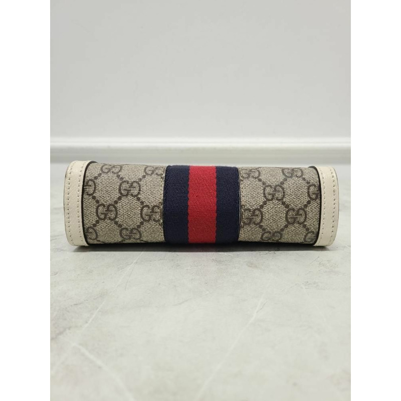 【包稅】GUCCI 白色 Ophidia GG 迷你鏈條單肩包-5