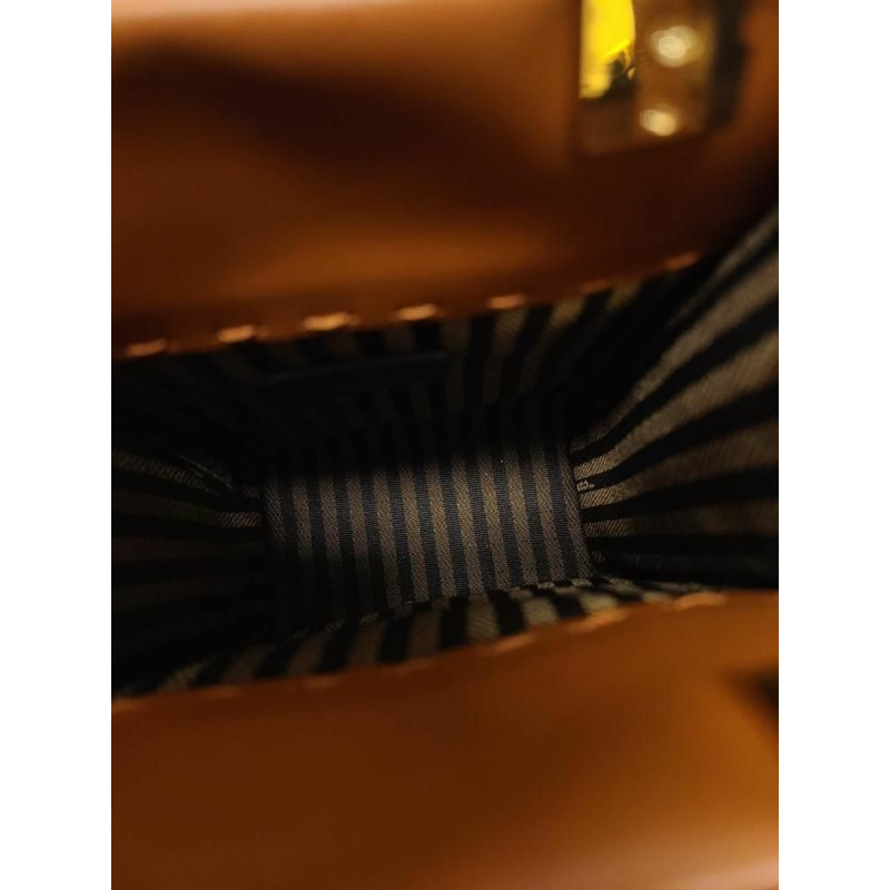 【包稅】FENDI Brown Sunshine Roma 字母標誌迷你購物袋-3