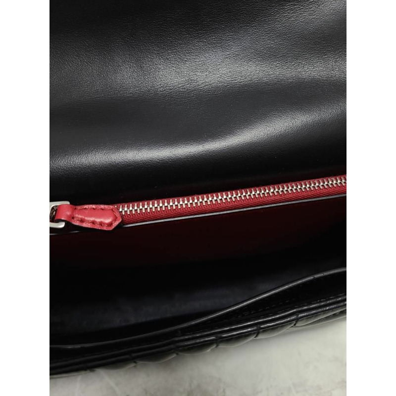 【包稅】PRADA 黑色圖解軟鏈單肩包-3