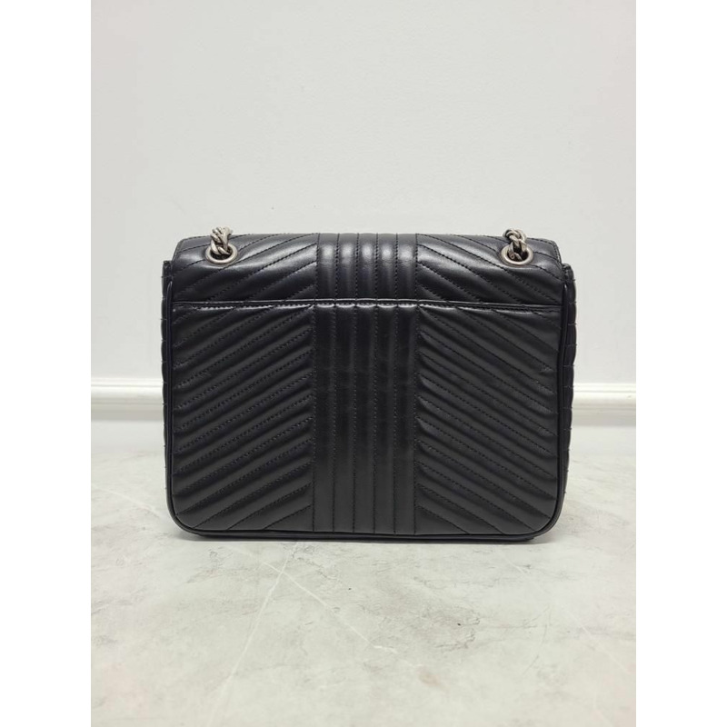 【包稅】PRADA 黑色圖解軟鏈單肩包-4