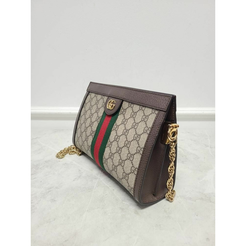 【包稅】GUCCI GG Supreme Ophidia 鏈條小號肩背包-1