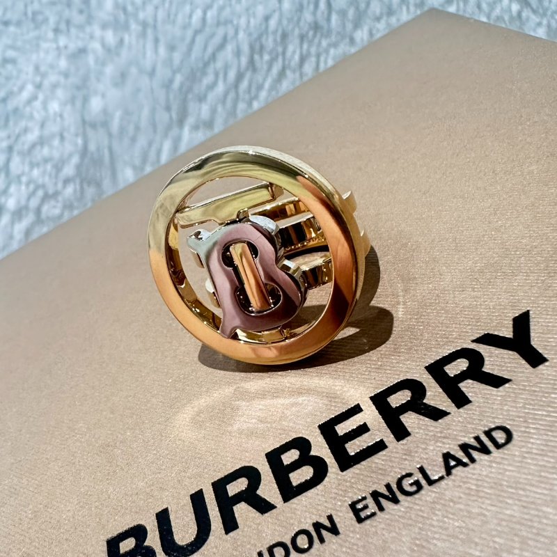 BURBERRY CIRCLE TB RING 經典TB戒指-0
