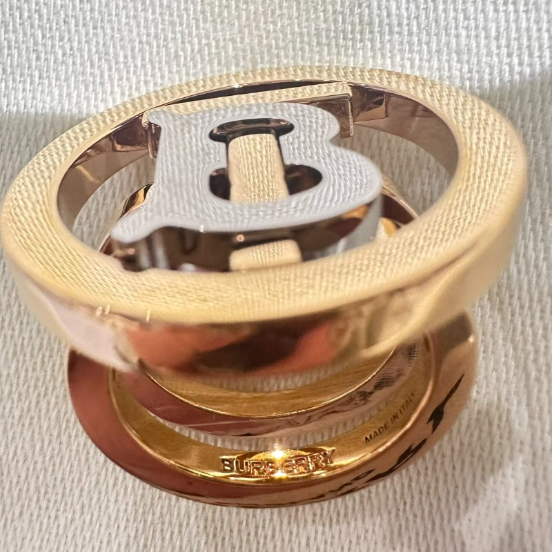 BURBERRY CIRCLE TB RING 經典TB戒指-12