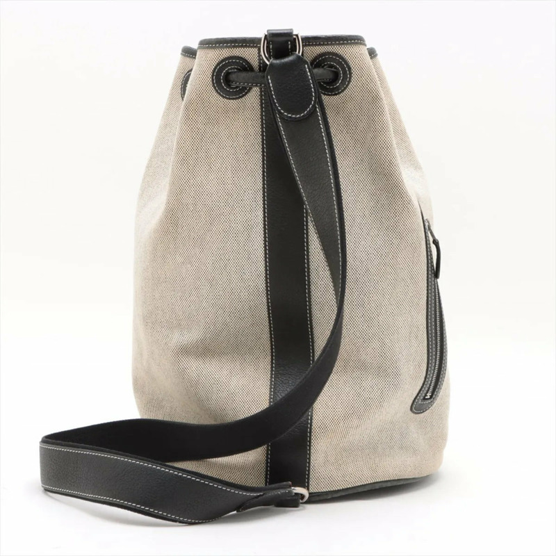 愛馬仕 Hermès Sac Marine Recife PM Toile H 女士皮革單肩包-1