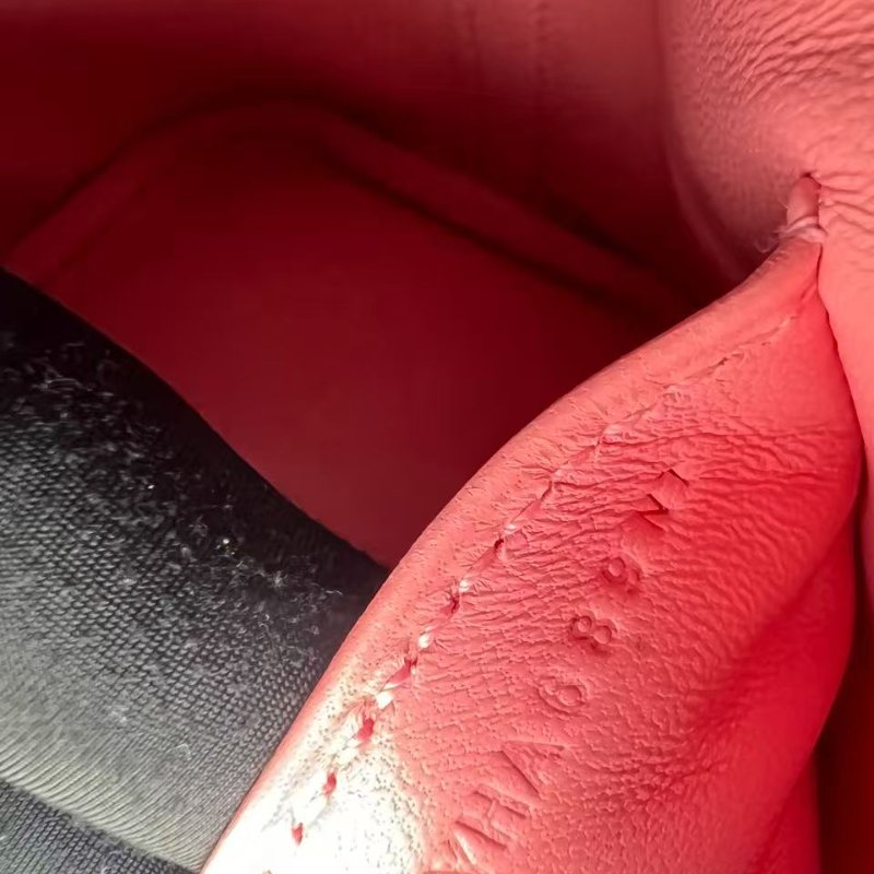 愛馬仕 Bolide 牛皮保齡球手提包-5