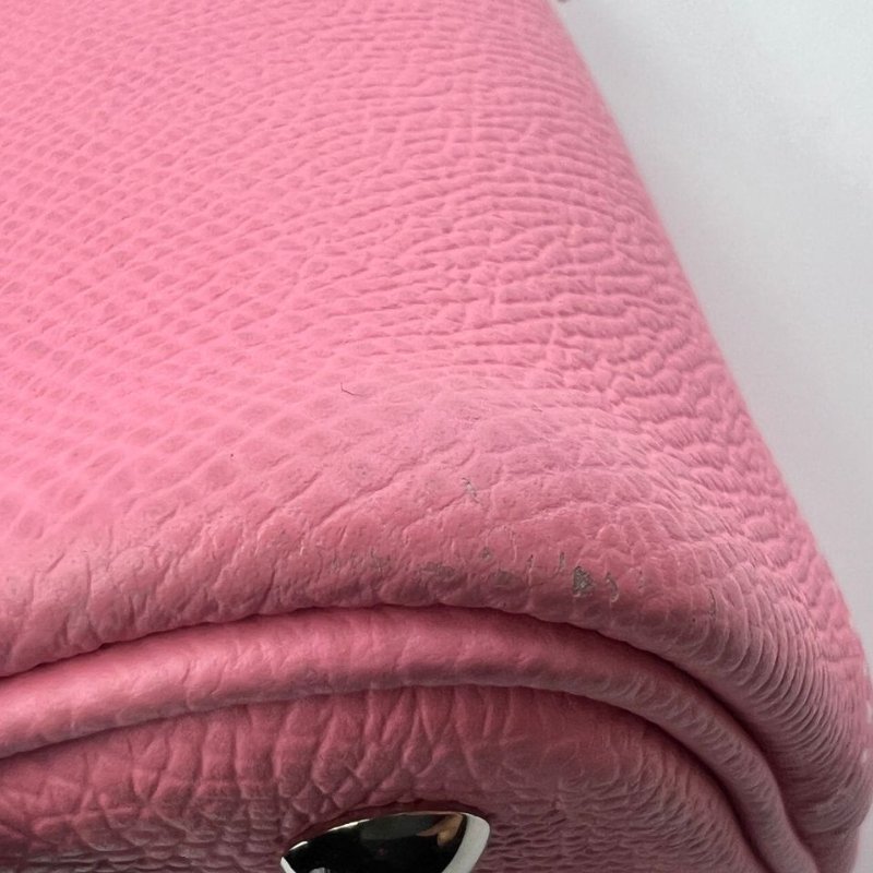 愛馬仕 Bolide 牛皮保齡球手提包-19