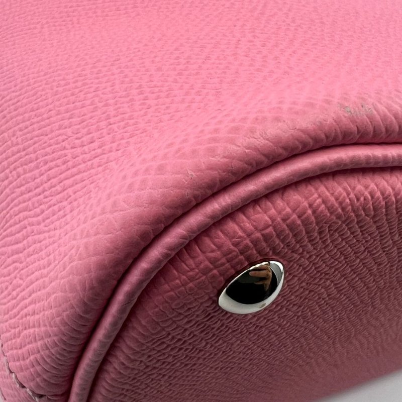 愛馬仕 Bolide 牛皮保齡球手提包-22