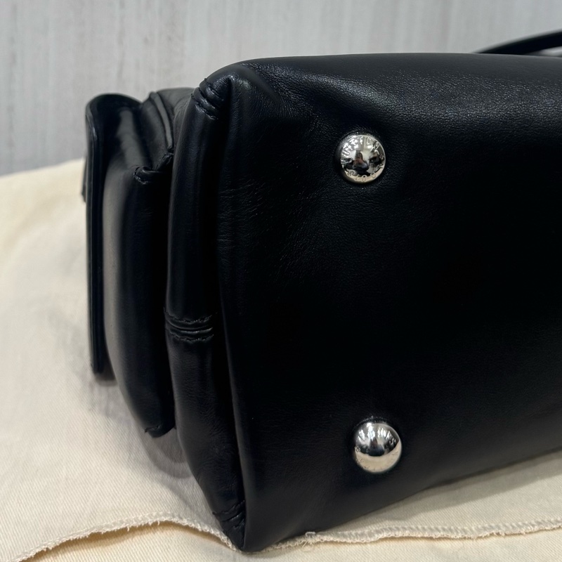 Lv carryall 黑武士全皮經典小號-9