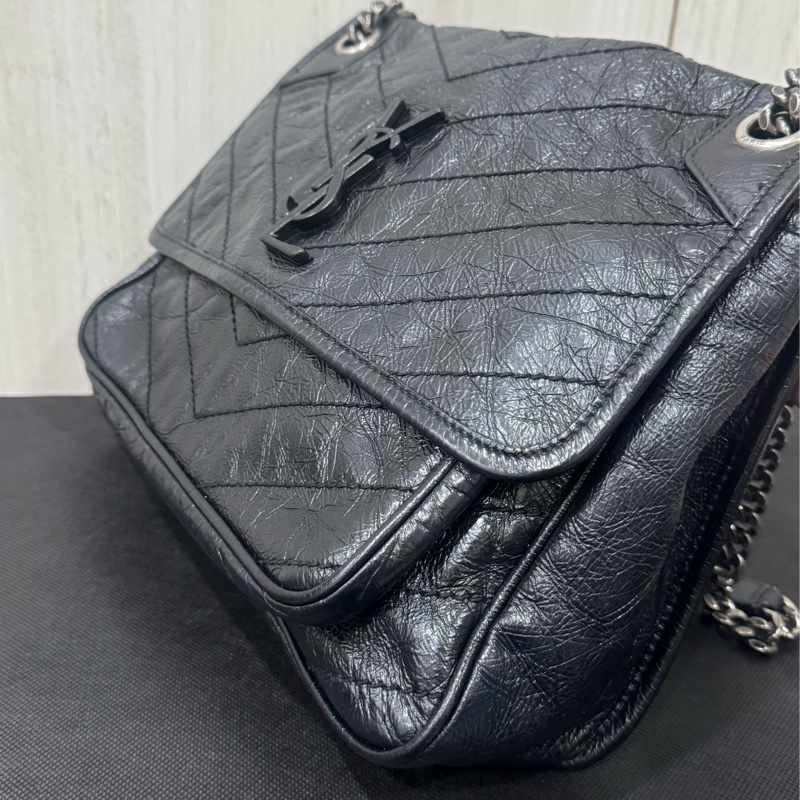 Ysl Niki經典黑色中號-4