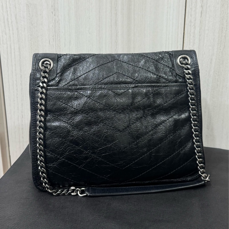 Ysl Niki經典黑色中號-6