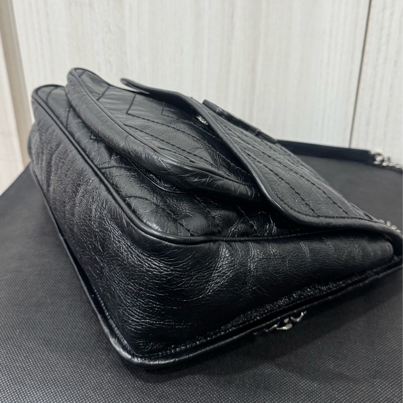 Ysl Niki經典黑色中號-7