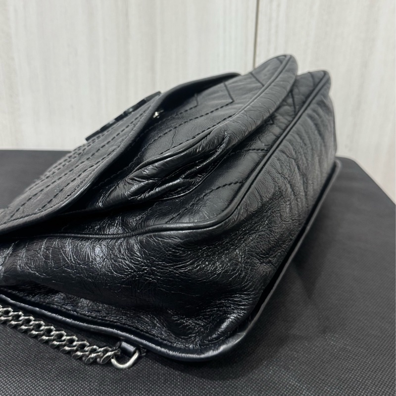 Ysl Niki經典黑色中號-8