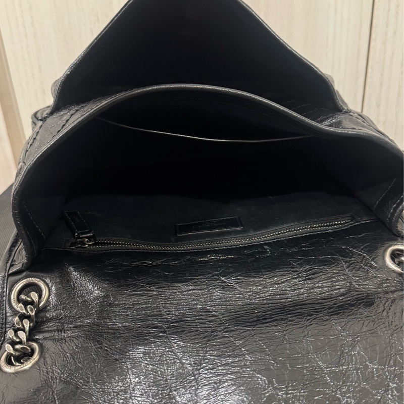 Ysl Niki經典黑色中號-10