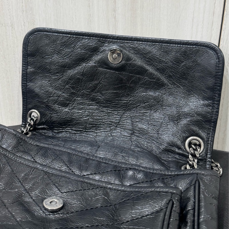 Ysl Niki經典黑色中號-13