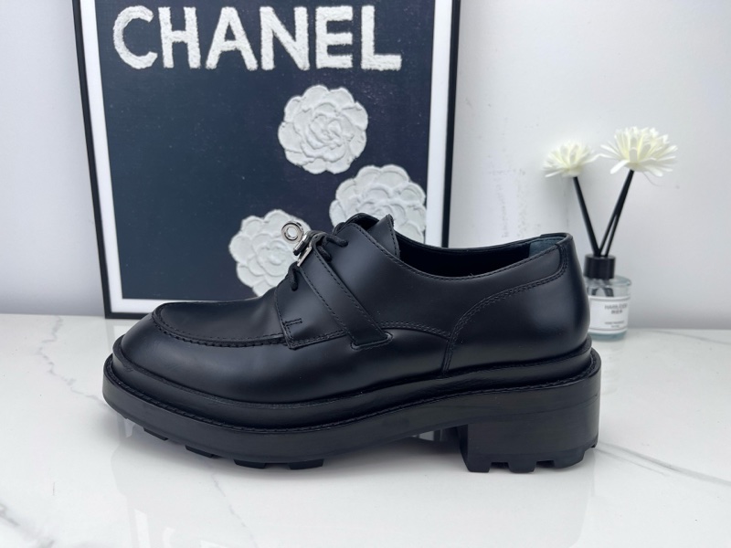 99新Hermes愛馬仕 黑色kelly扣樂福鞋 37碼 無附件-3