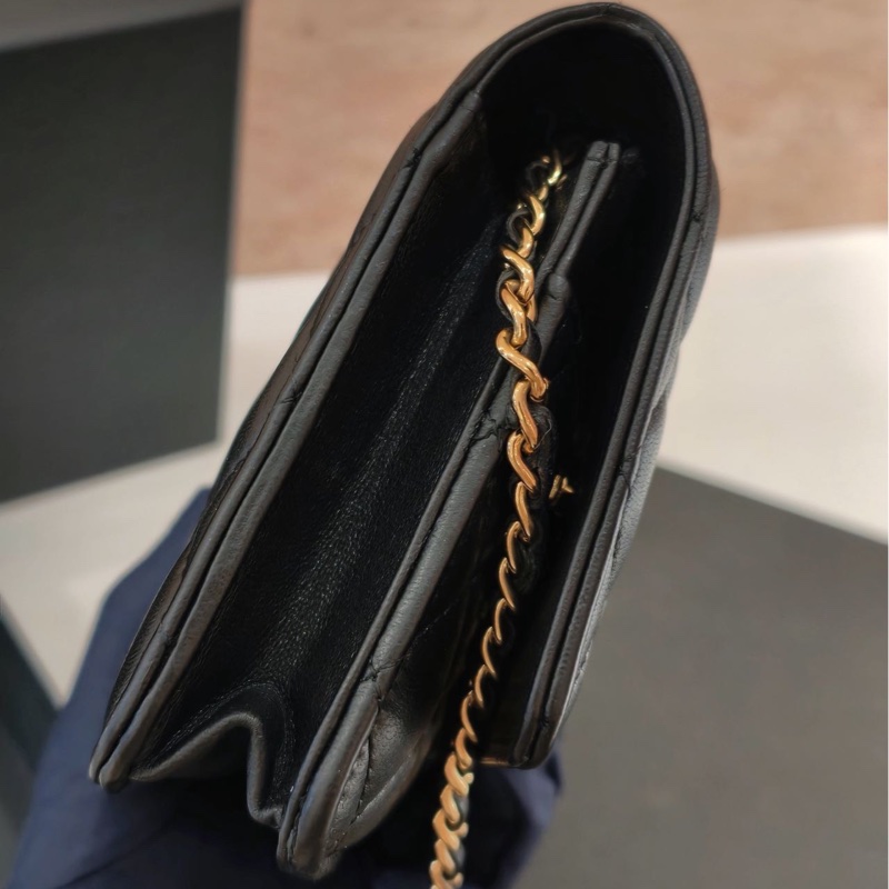 大全配❤️新款拉鏈🌟 香奈兒 #經典 #woc #黑金 #發財包-4