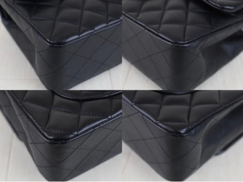 「JL精品代購」98新 Chanel 香奈兒 cf23 黑金-6