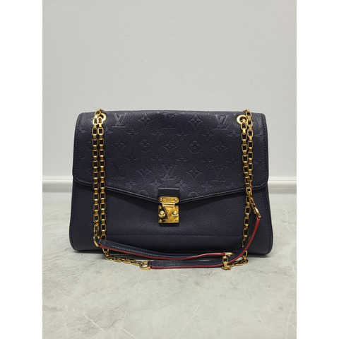 【包稅】LOUIS VUITTON 海軍藍 Monogram Empreinte Saint Germain 單肩包