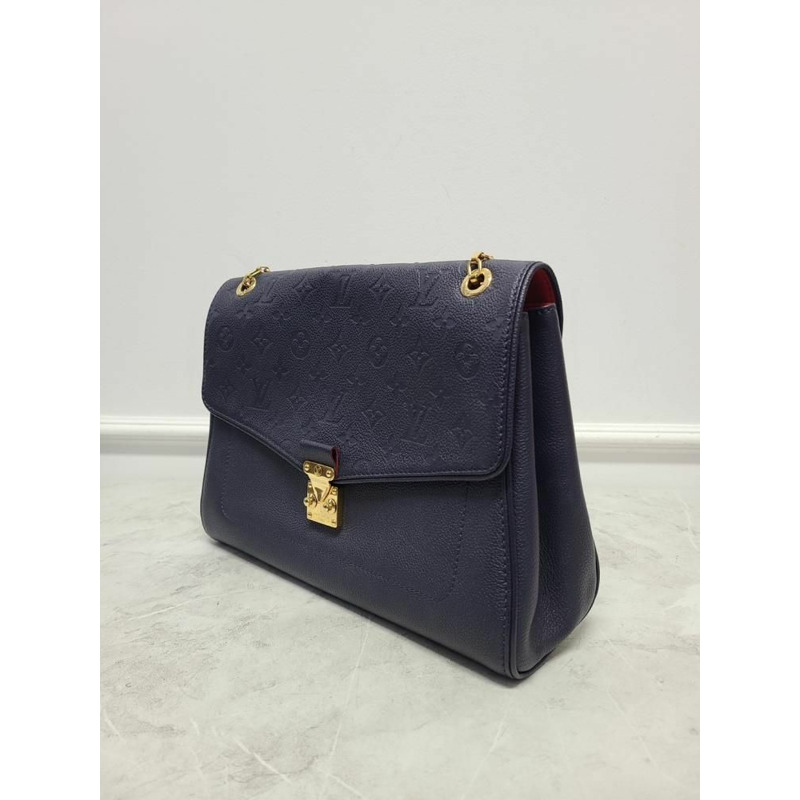 【包稅】LOUIS VUITTON 海軍藍 Monogram Empreinte Saint Germain 單肩包-2