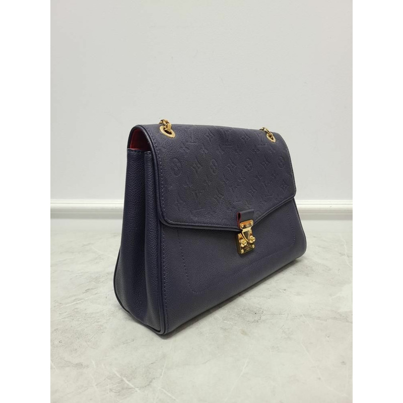 【包稅】LOUIS VUITTON 海軍藍 Monogram Empreinte Saint Germain 單肩包-3
