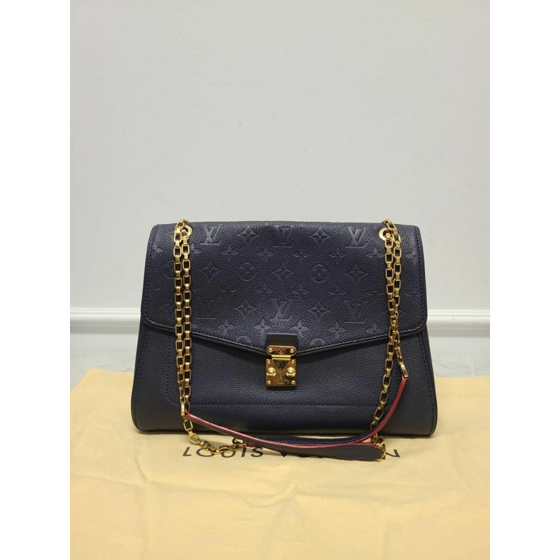 【包稅】LOUIS VUITTON 海軍藍 Monogram Empreinte Saint Germain 單肩包-7