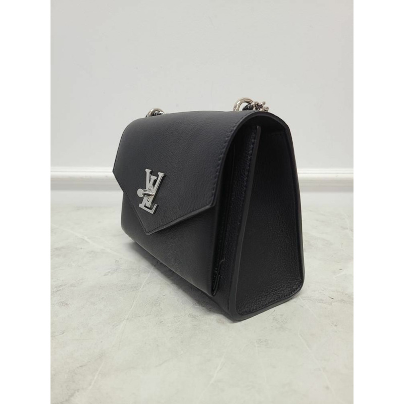 【包稅】LOUIS VUITTON 黑色 Monogram Mylockme 鏈條肩背包-1