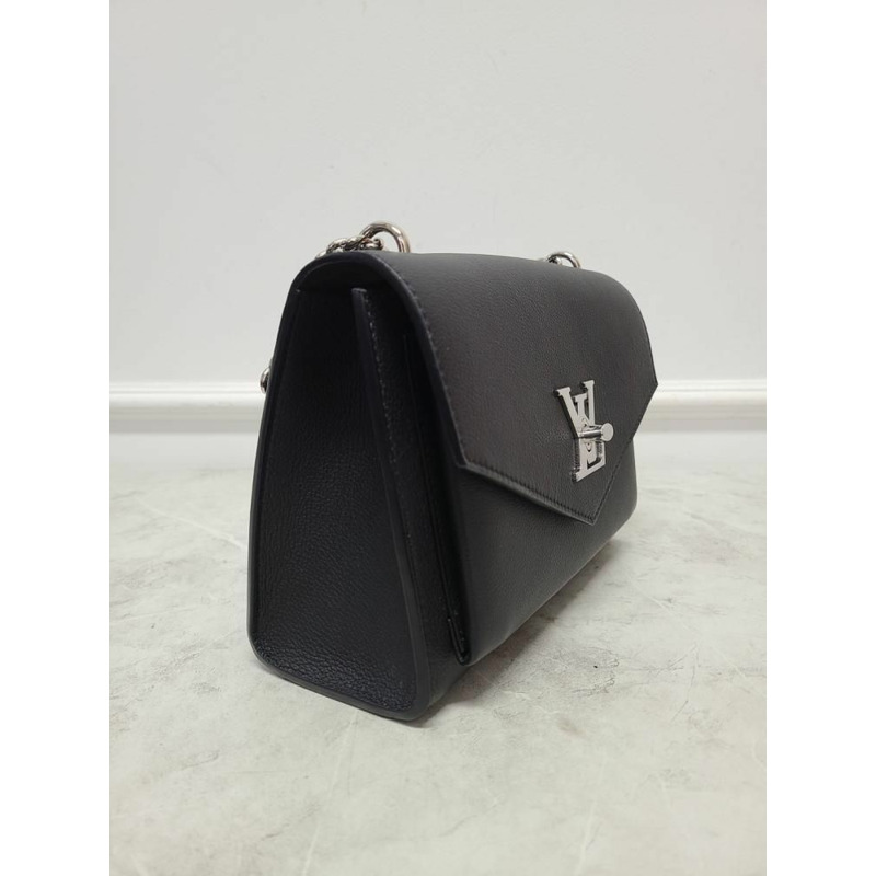 【包稅】LOUIS VUITTON 黑色 Monogram Mylockme 鏈條肩背包-2