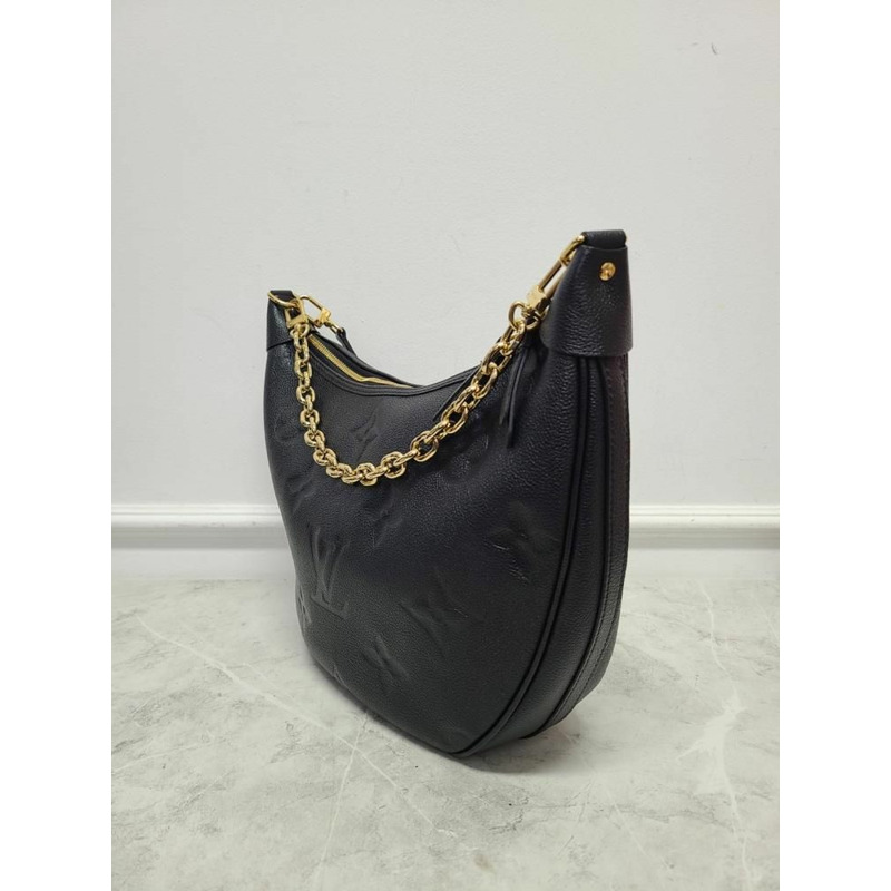 【包稅】LOUIS VUITTON 黑色 Monogram Empreinte Loop Hobo 肩背包-1