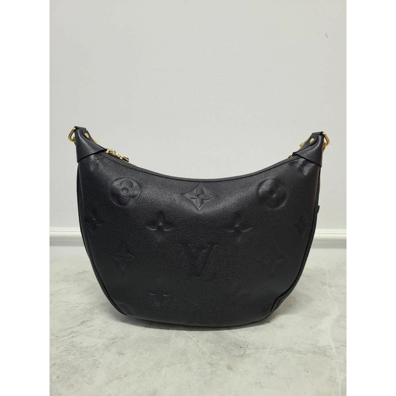 【包稅】LOUIS VUITTON 黑色 Monogram Empreinte Loop Hobo 肩背包-4